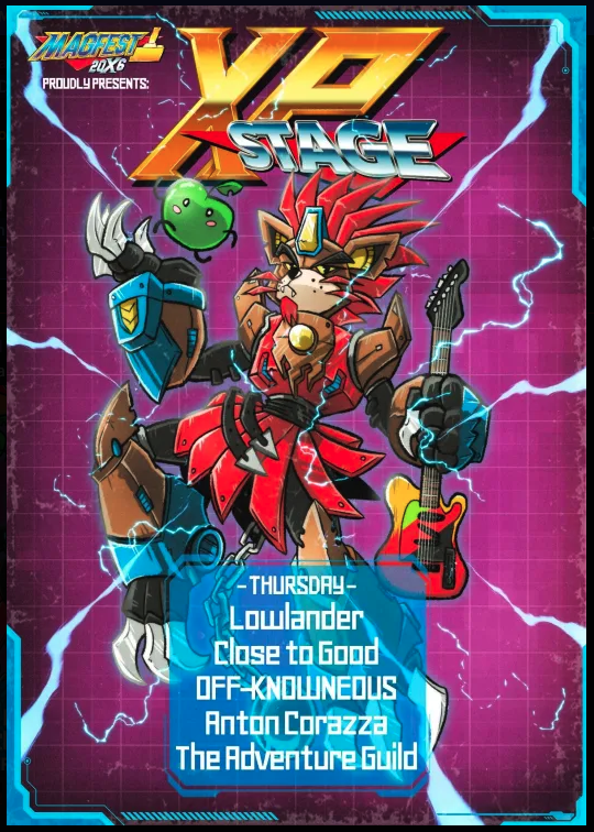 MAGFest 2026 XP Stage Poster