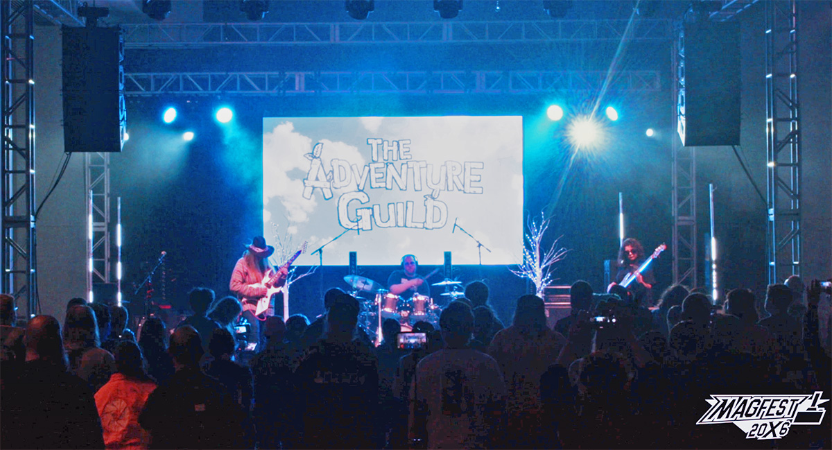 The Adventure Guild performing at MAGFest 2026